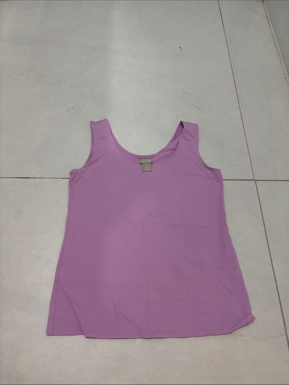 Chico's Lavender Tank Top Scoop Neck